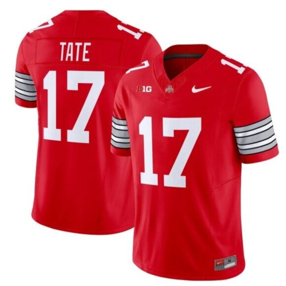 ✅Mens Kids Youths Carnell Tate Vapor Jersey Scarlet Stitched - Picture 1 of 1